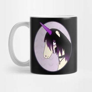 Goth Unicorn - Sunshine and happiness is not my thing Mug